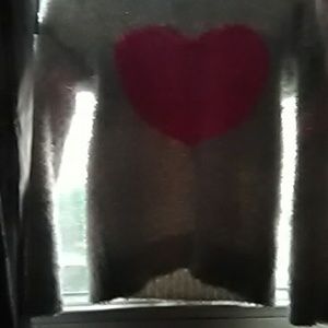 Girls sweater with heart